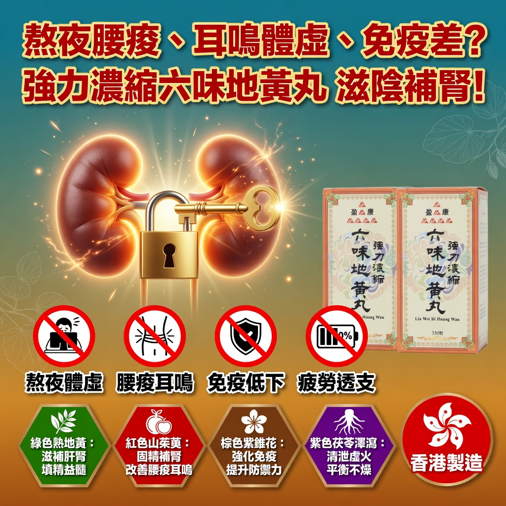 強力濃縮六味地黃丸 350粒×2